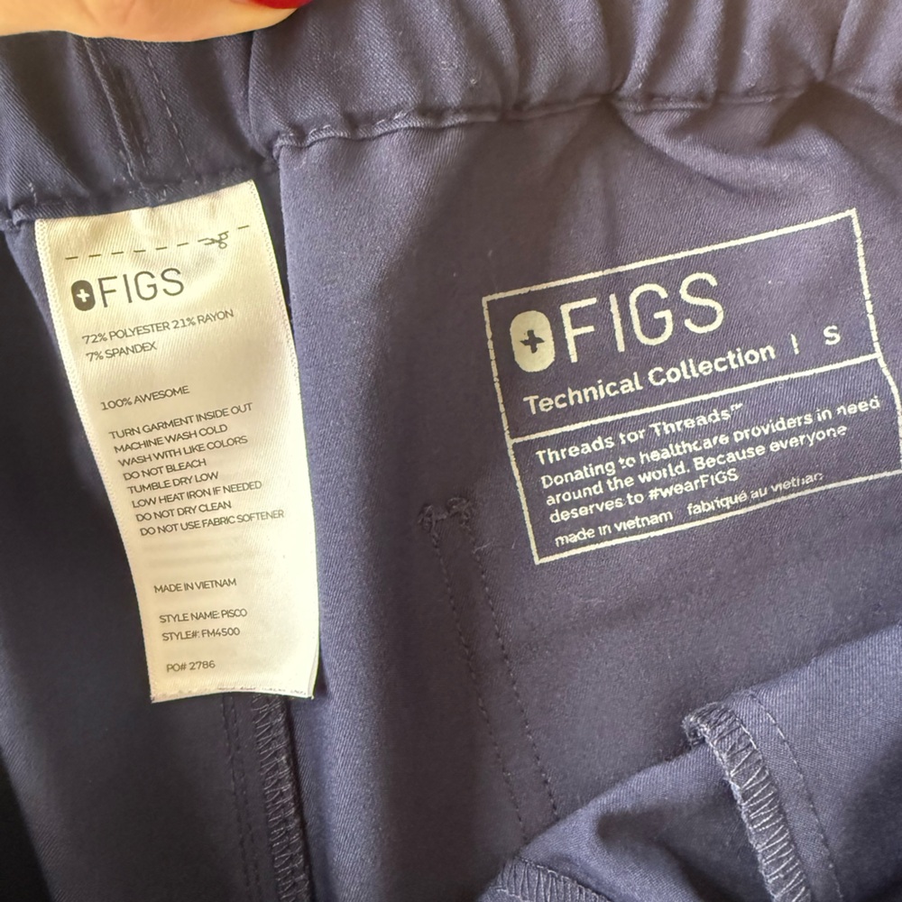 Figs Navy Pisco Basic Scrub Pants - image 4